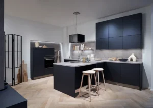 Micorex kék L alakú konyha