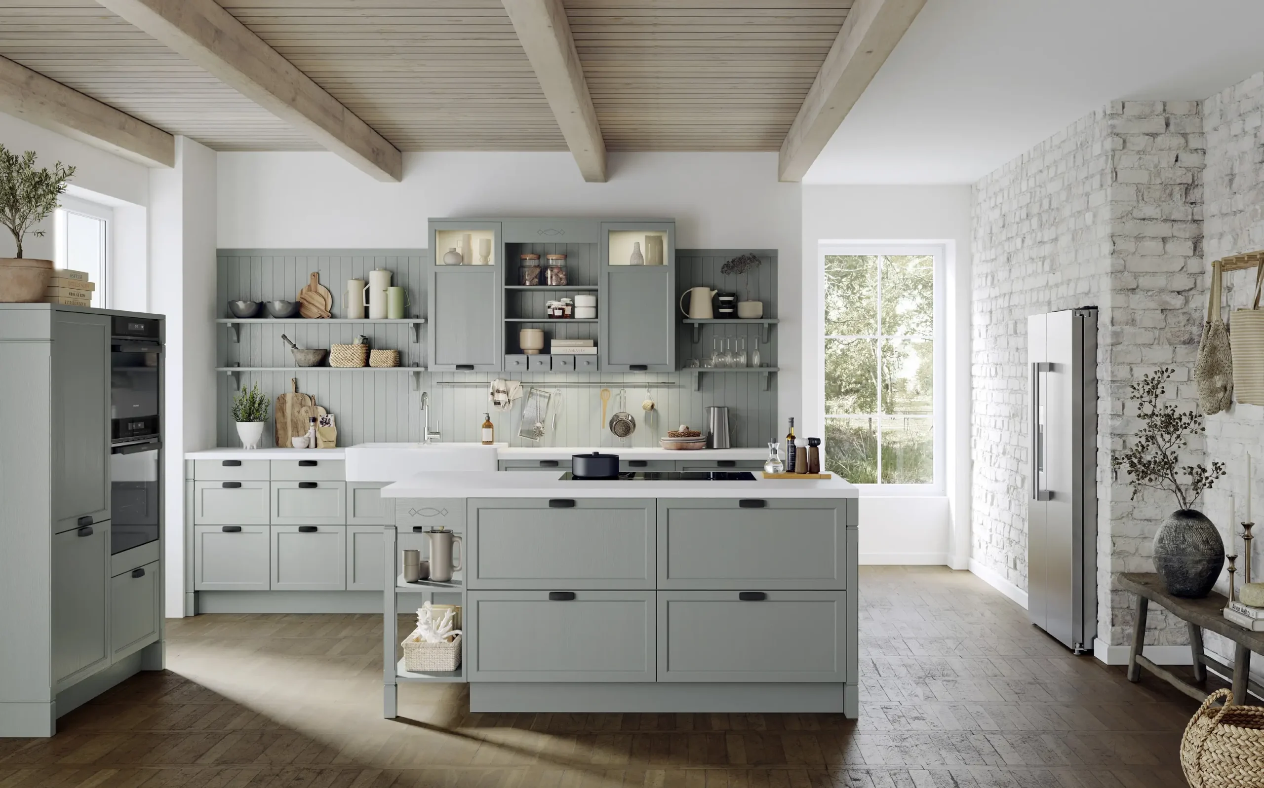 Konyhastúdió pulttal