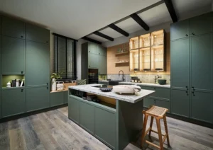 Konyhastúdió gránit konyhapulttal